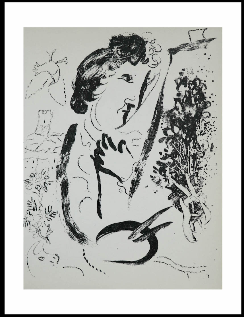 Marc Chagall-Devant Le Tableau